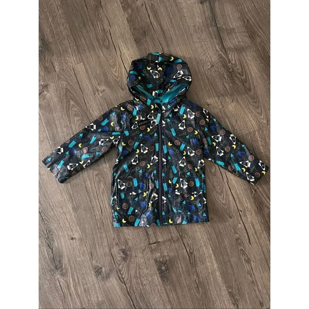 Cat And Jack Space Themed Raincoat 18M